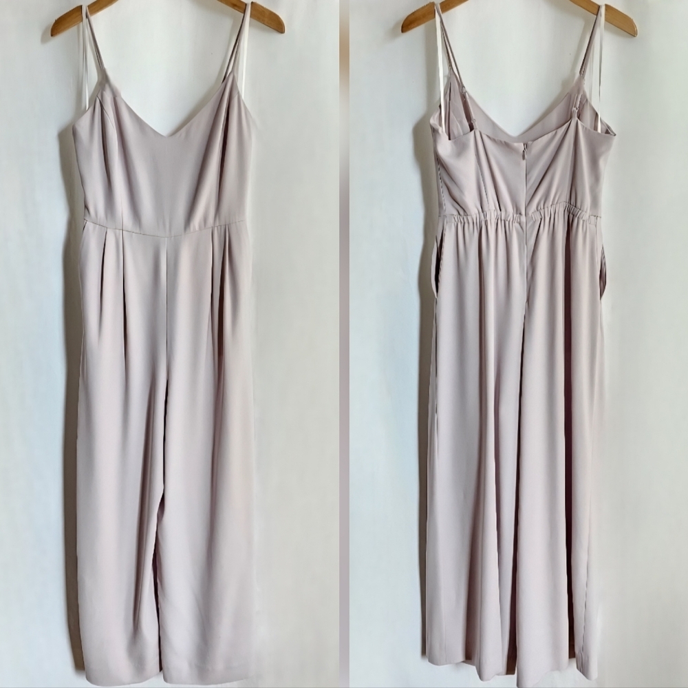 🇨🇦 Aritzia Babaton Light Purple Sleeveless Crepe Jumpsuit - Picture 9 of 14